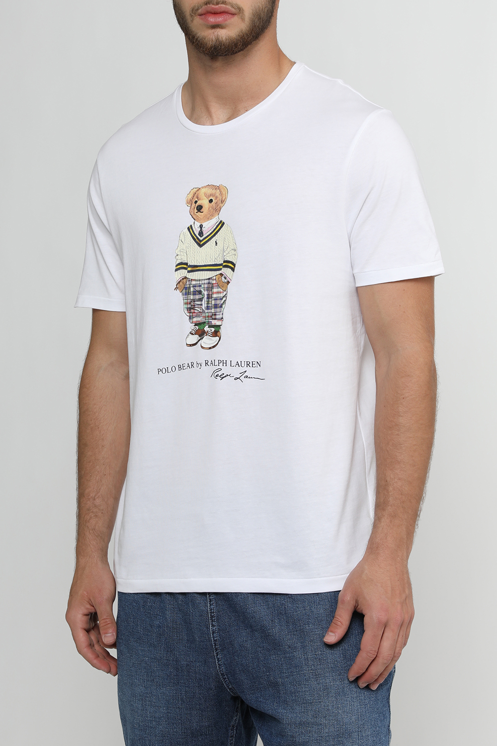 תמונת דוגמן קידמית של חולצת סלים טי