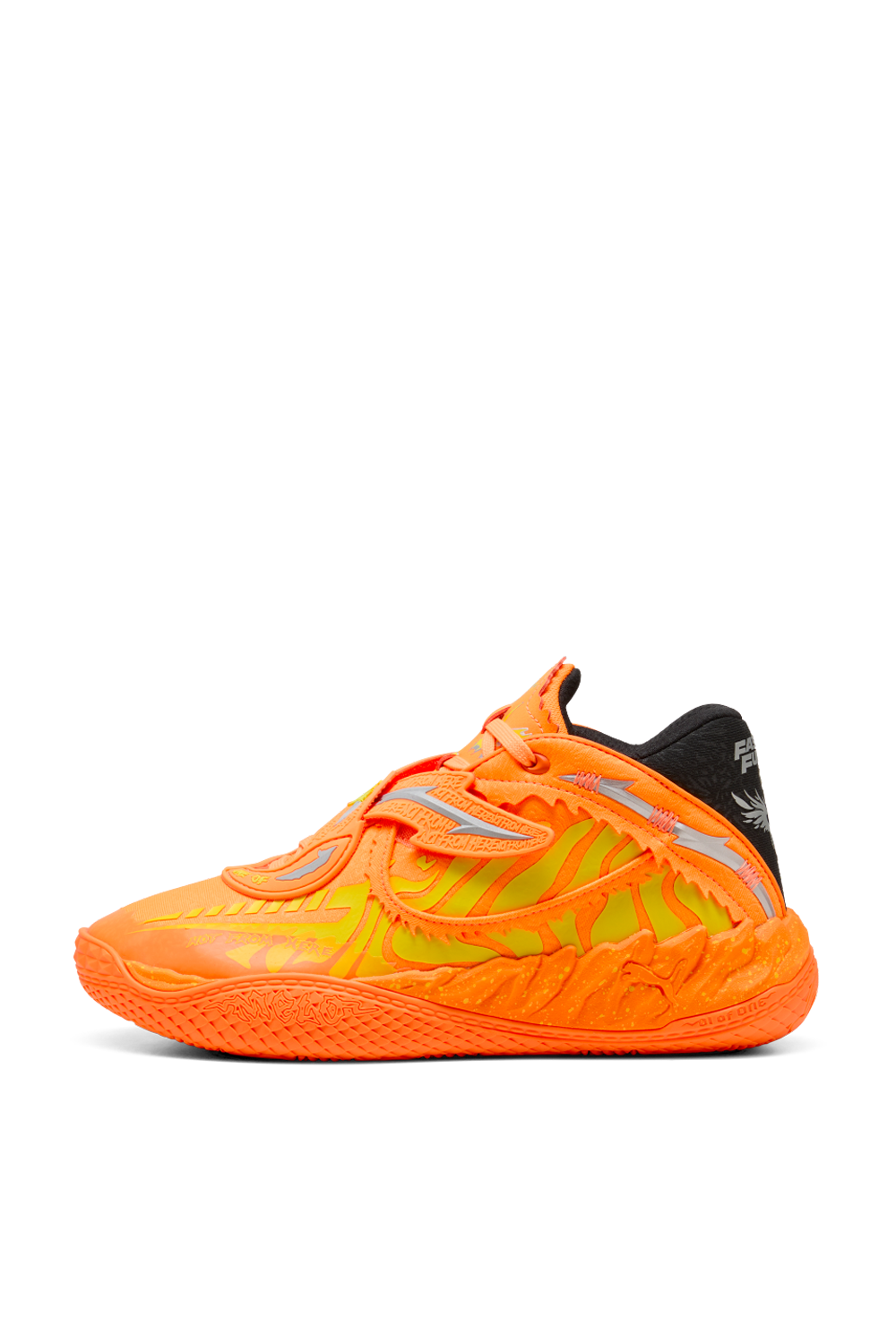 תמונה אחורית של נעלי כדורסל פומה X מהיר ועצבני