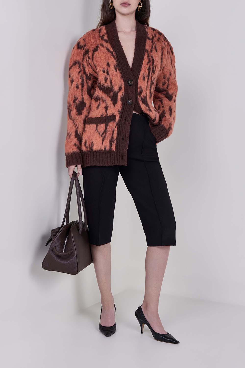 תמונת דוגמן קידמית של תיק כתף באולינג