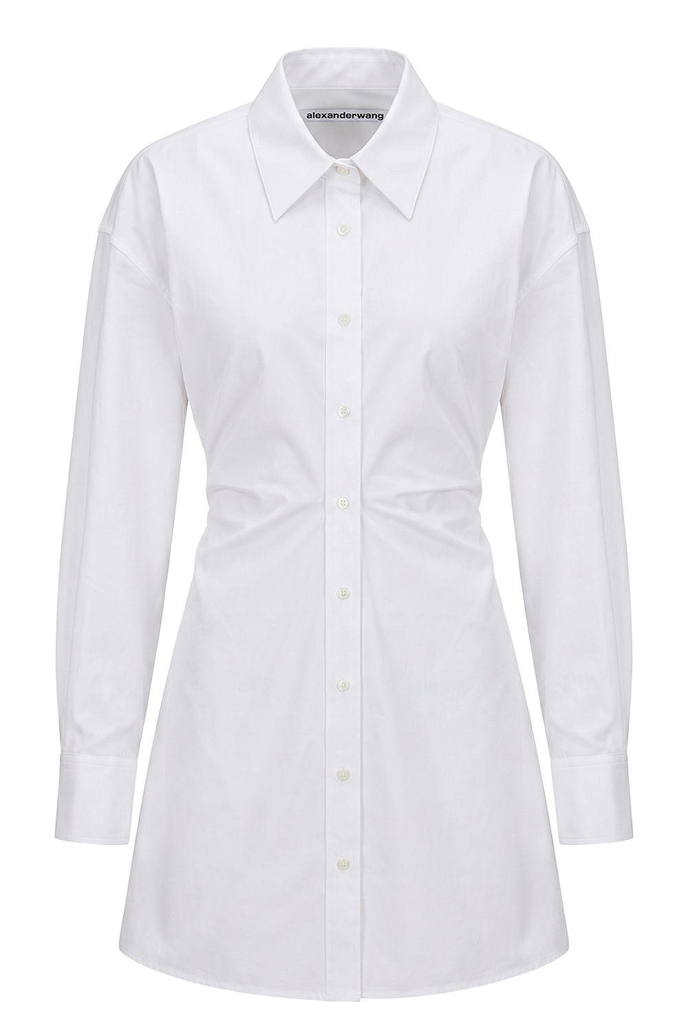 תמונה קידמית של שמלת חולצה מכופתרת