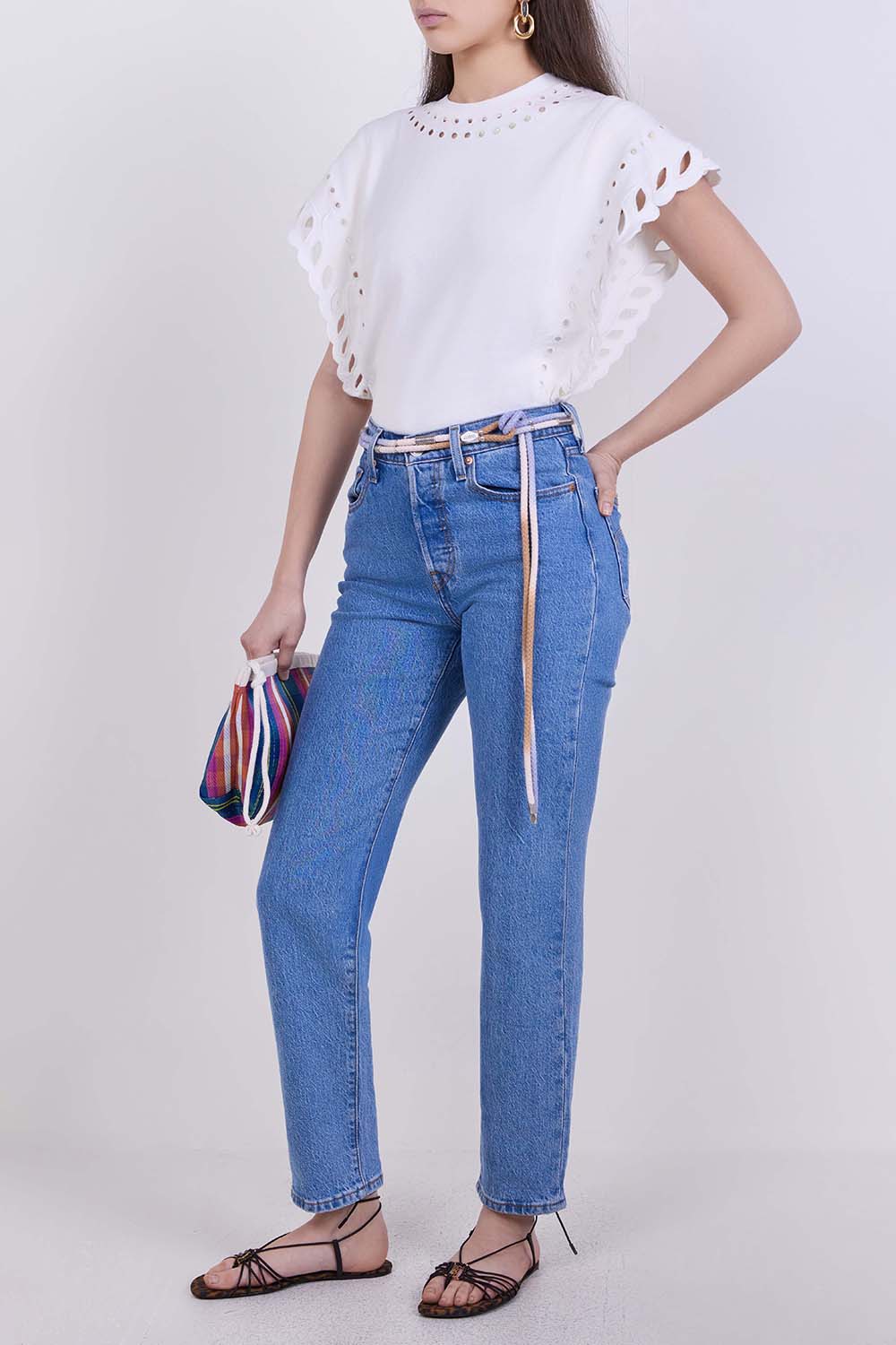 תמונת דוגמן קידמית של חגורת חבל