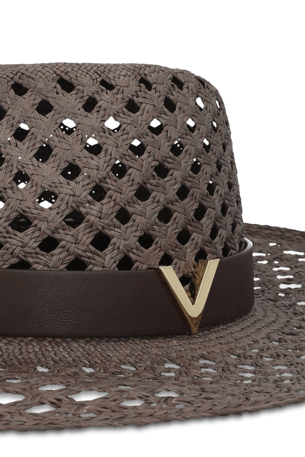 תמונת תקריב של כובע קש