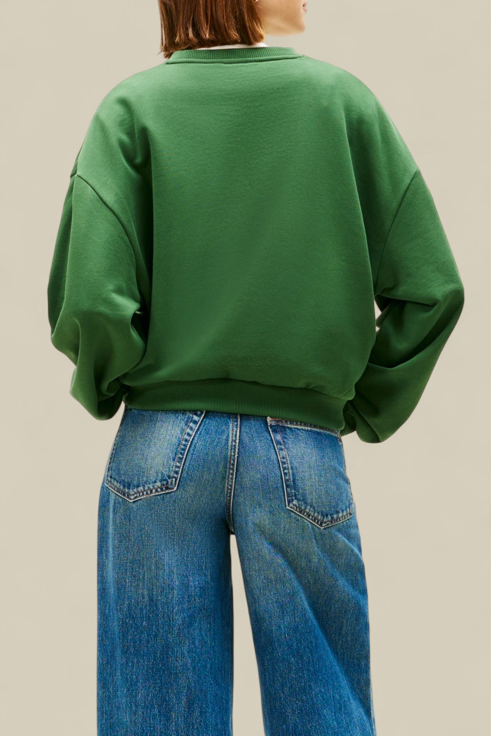 תמונת דוגמן אחורית של סווטשירט