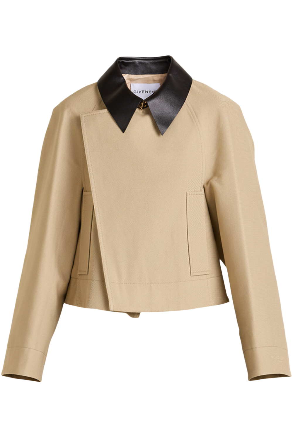 תמונה קידמית של ז'קט כותנה וצמר