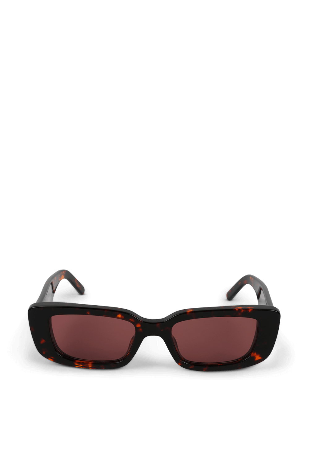 תמונה קידמית של משקפי שמש ג'ורג'ינה בגוון חום כהה מנומר