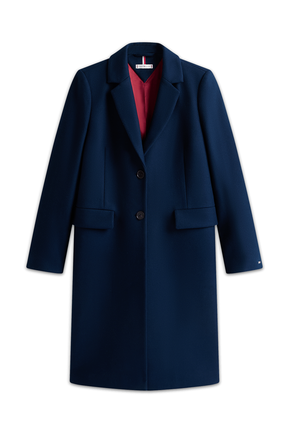 תמונה קידמית של מעיל עם צמר וקשמיר