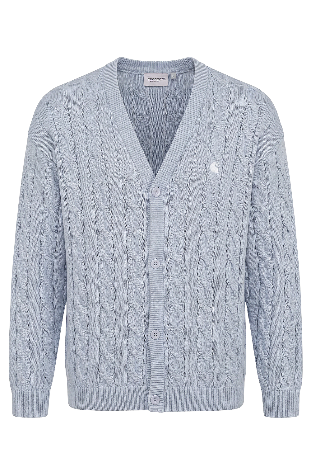 תמונה קידמית של קרדיגן כותנה