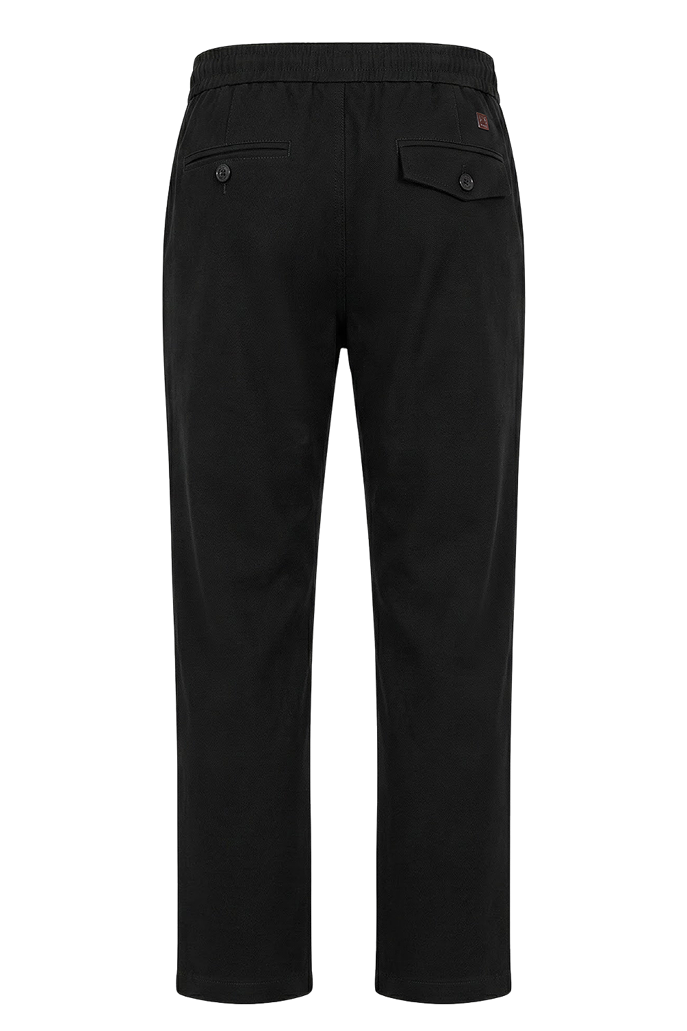 תמונה אחורית של מכנסיים מחויטים