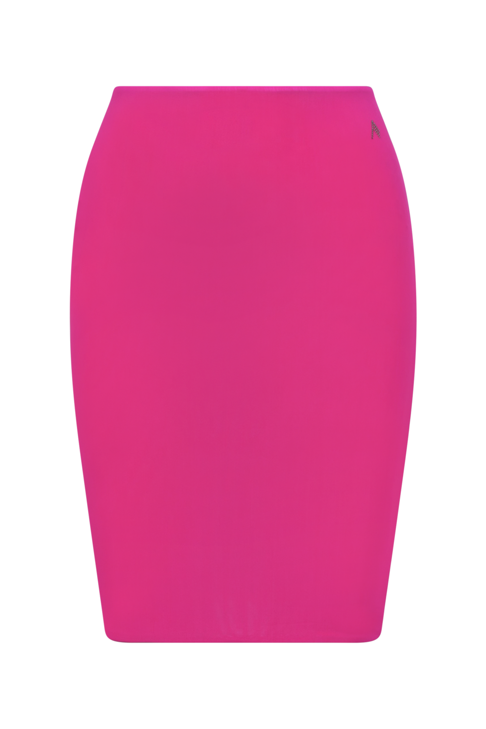 תמונה קידמית של חצאית מיני צמודה ורודה