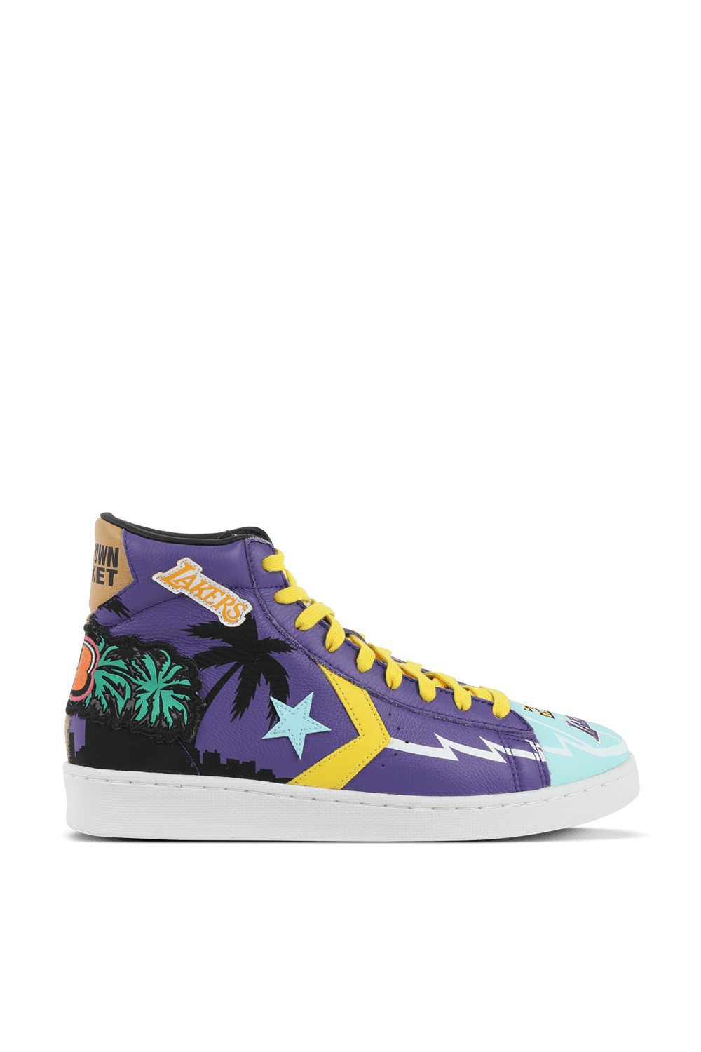 תמונה קידמית של Pro Leather Hi Prism Violet Poolside Sneaker