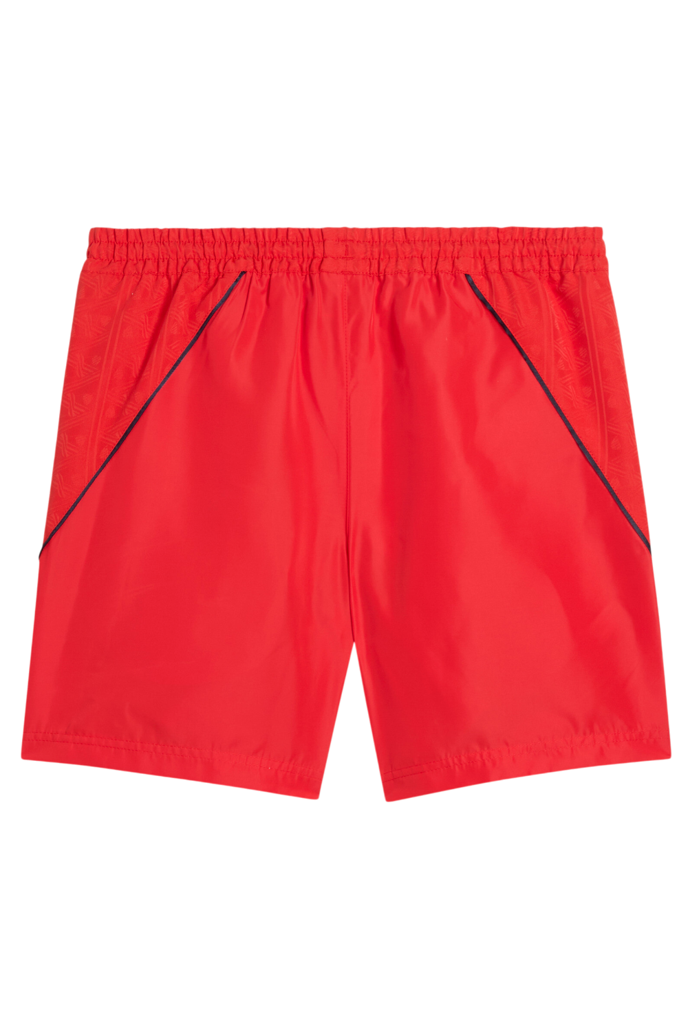 תמונה אחורית של מכנסי ג'וגר קצרים בגזרה משוחררת