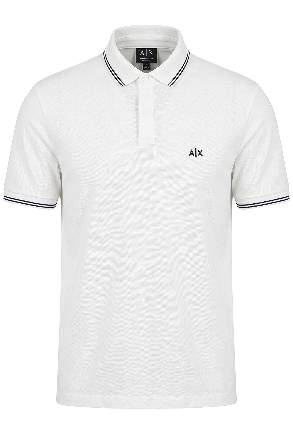 תמונה קידמית של חולצת פולו בגזרה ישרה