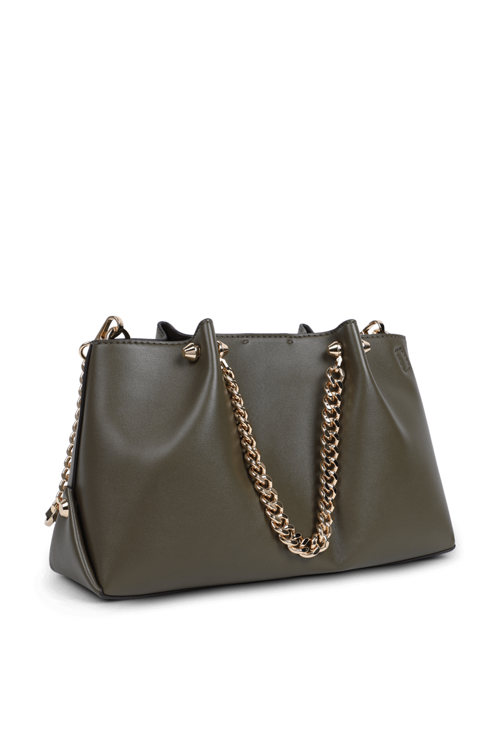 תמונה אחורית של תיק נשיאה עם ידיות שרשרת