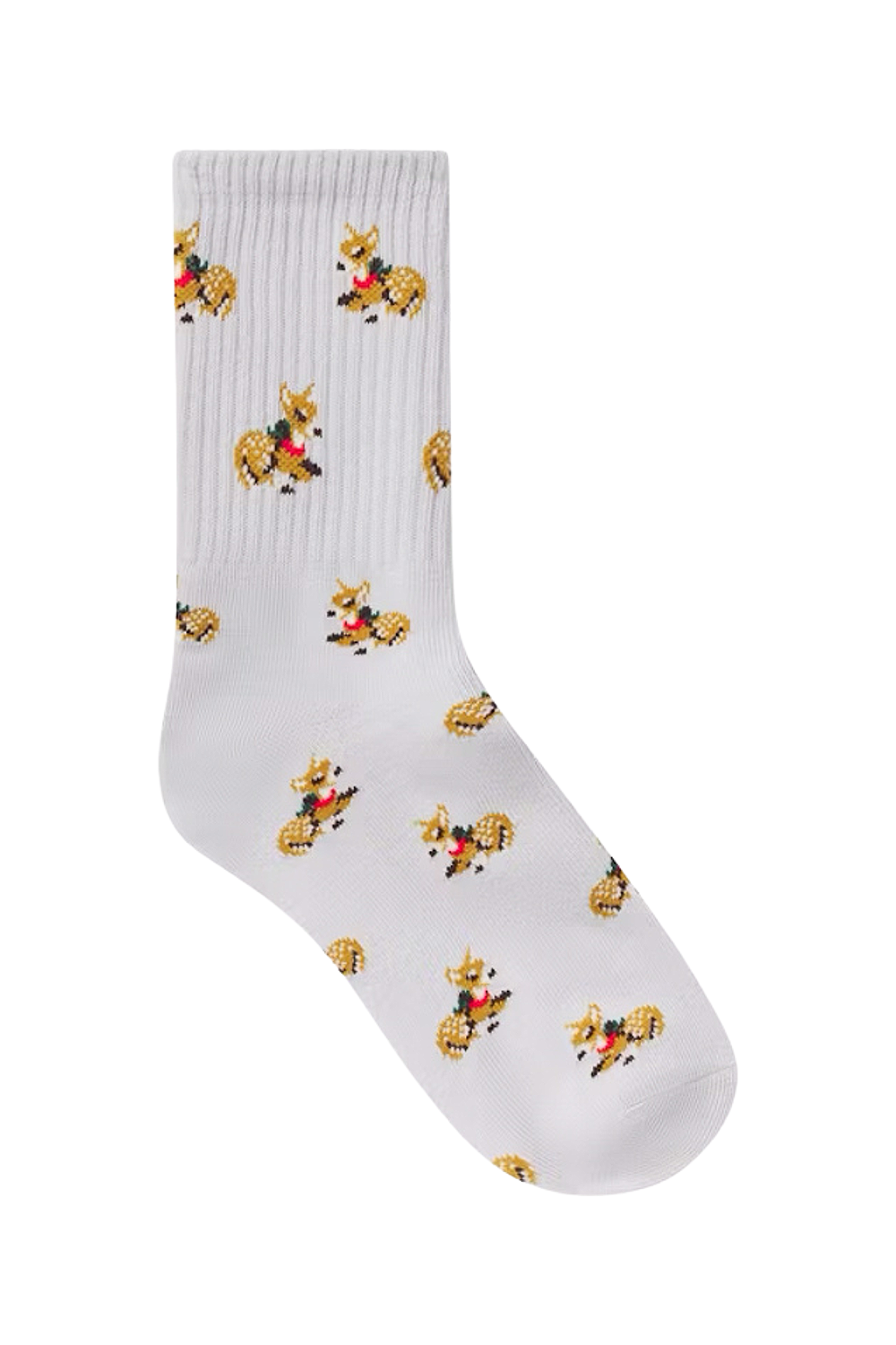 תמונה אחורית של RIBBED CREW SOCK 3-PACK