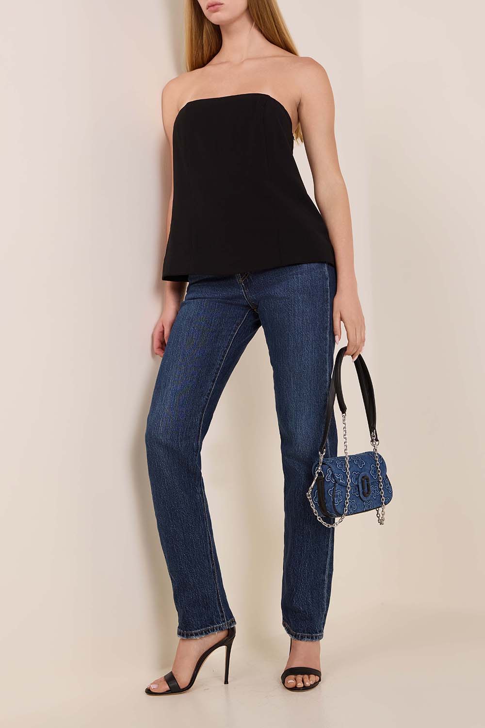 תמונת דוגמן קידמית של תיק ג'ינס דה קלובר