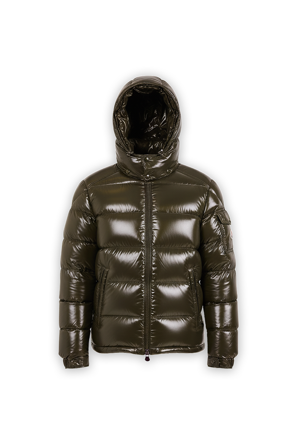 תמונה קידמית של מעיל פוך קצר