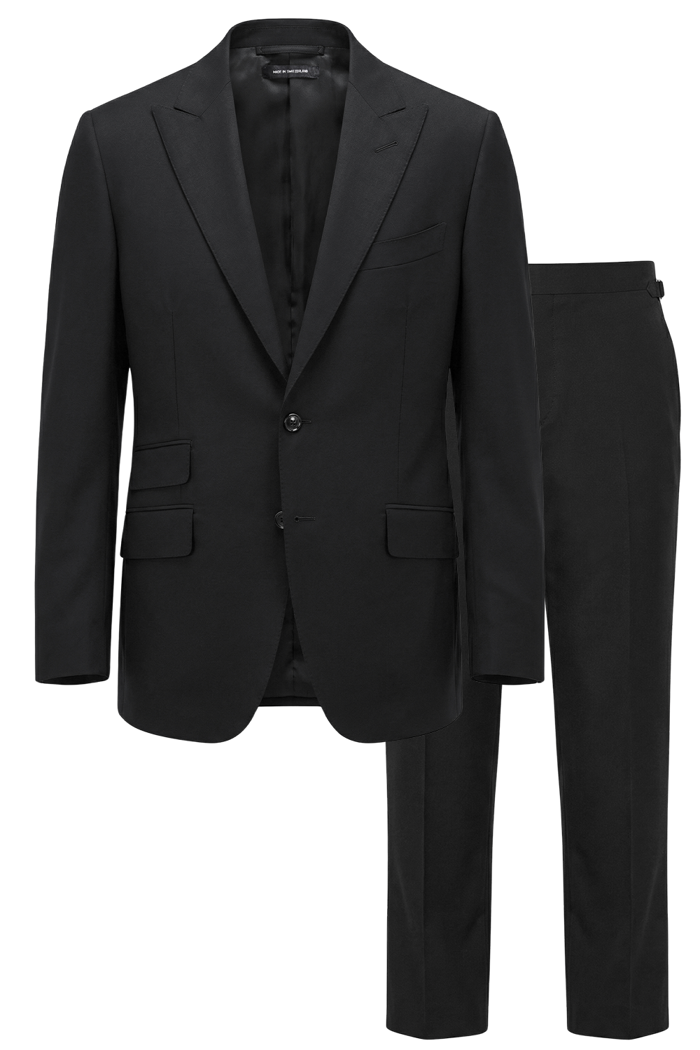 תמונת תקריב של חליפה מחויטת