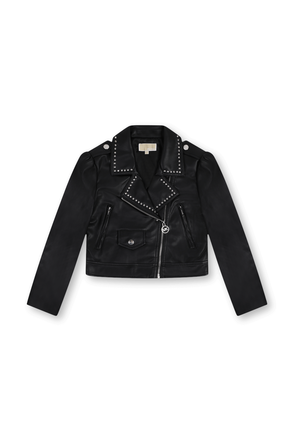 תמונה קידמית של ז'קט דמוי עור מרוכסן - גיל 14