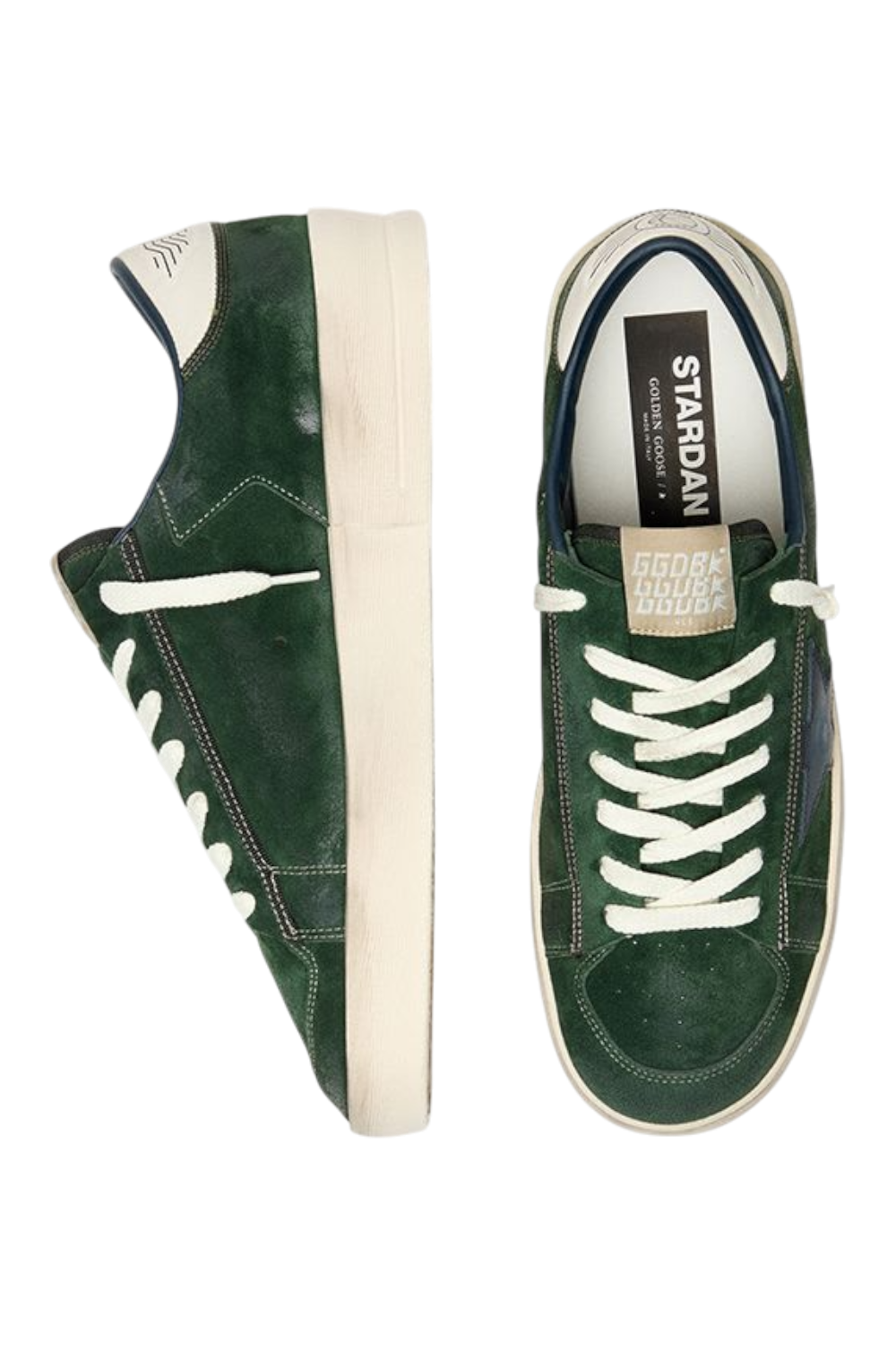 תמונת תקריב של נעלי סניקרס סטאר דן