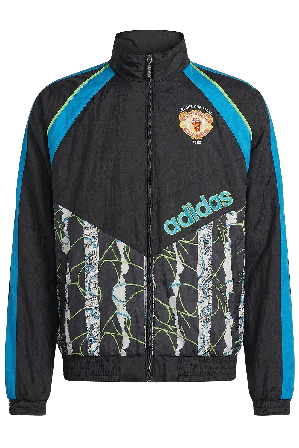 תמונה קידמית של ז'קט כדורגל מנצ'סטר יונטייד