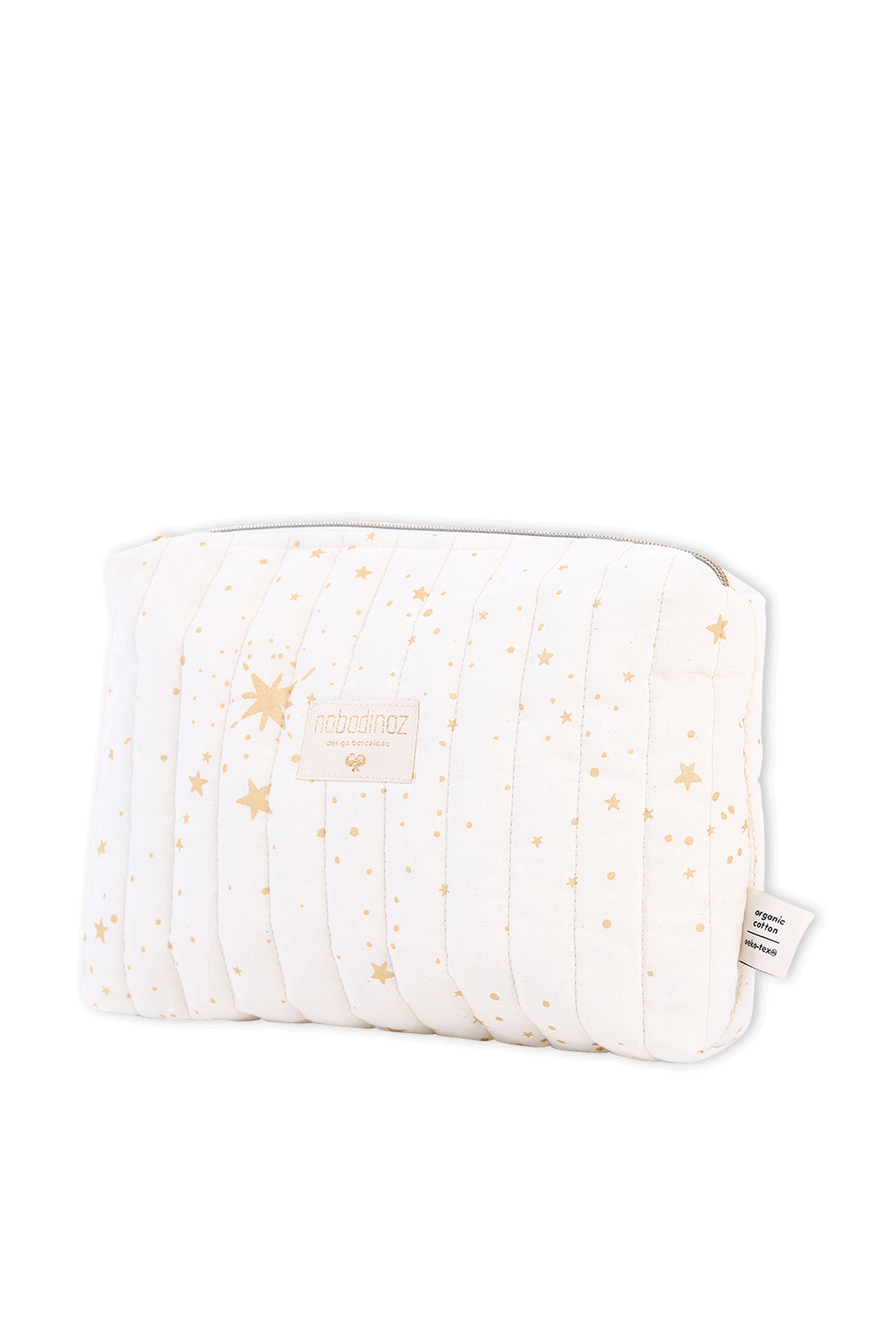 Travel Toiletry Bag in Gold and Cream NOBODINOZ