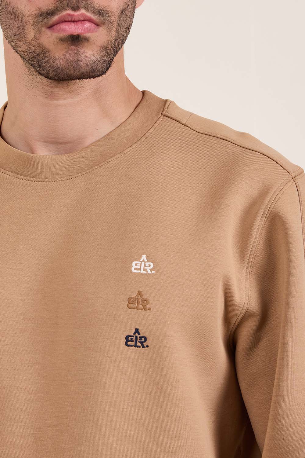 תמונת תקריב דוגמן של סווטשירט