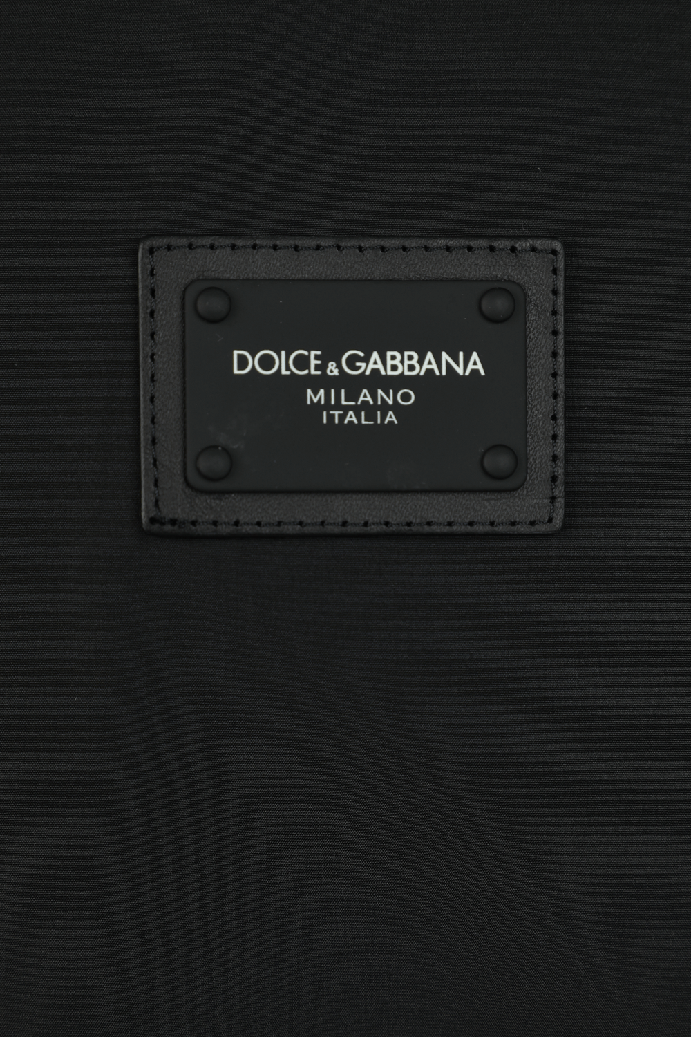 מעיל ניילון עם רקמת לוגו DOLCE & GABBANA