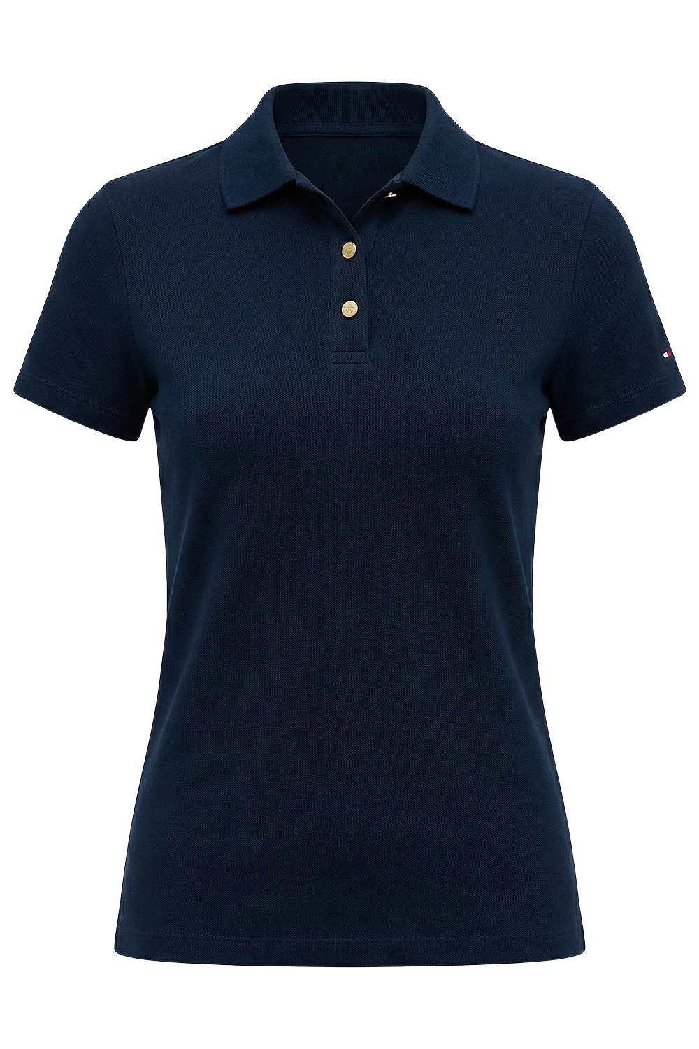 תמונה קידמית של חולצת פולו בגזרת סלים