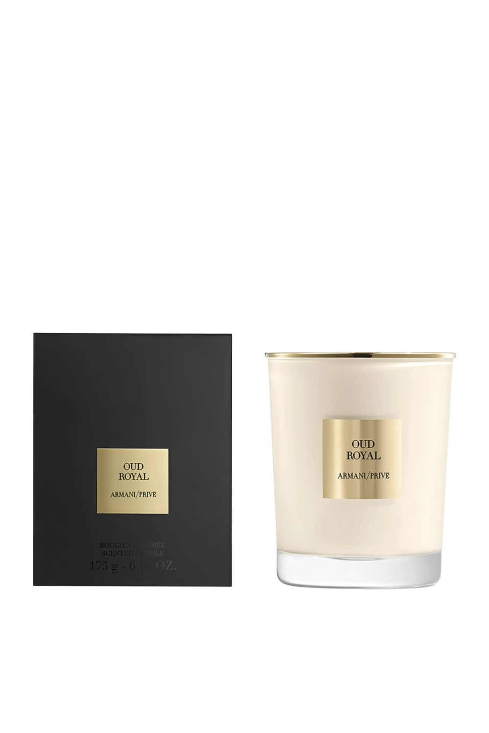 תמונה קידמית של Armani Prive Oud Royal Scented Candle 175g
