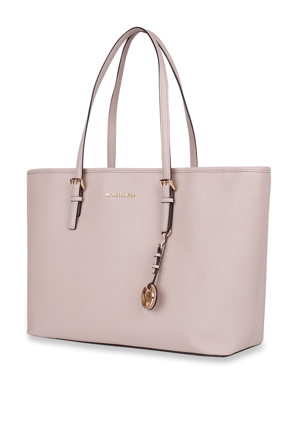 תמונה אחורית של MD Jet Set Travel Tote in Soft Pink