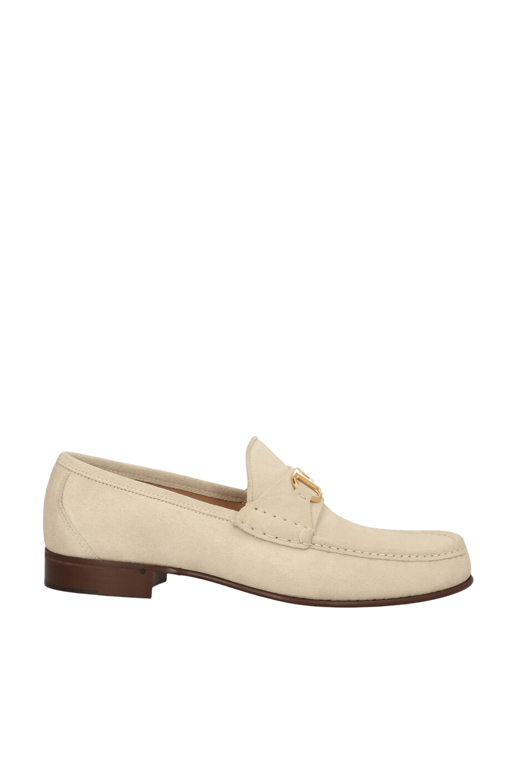 תמונה קידמית של נעלי מוקסינים זמש