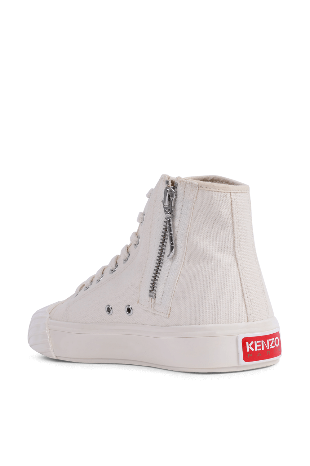 תמונה אחורית של נעלי סניקרס סקול עם רקמת פרח בוקה