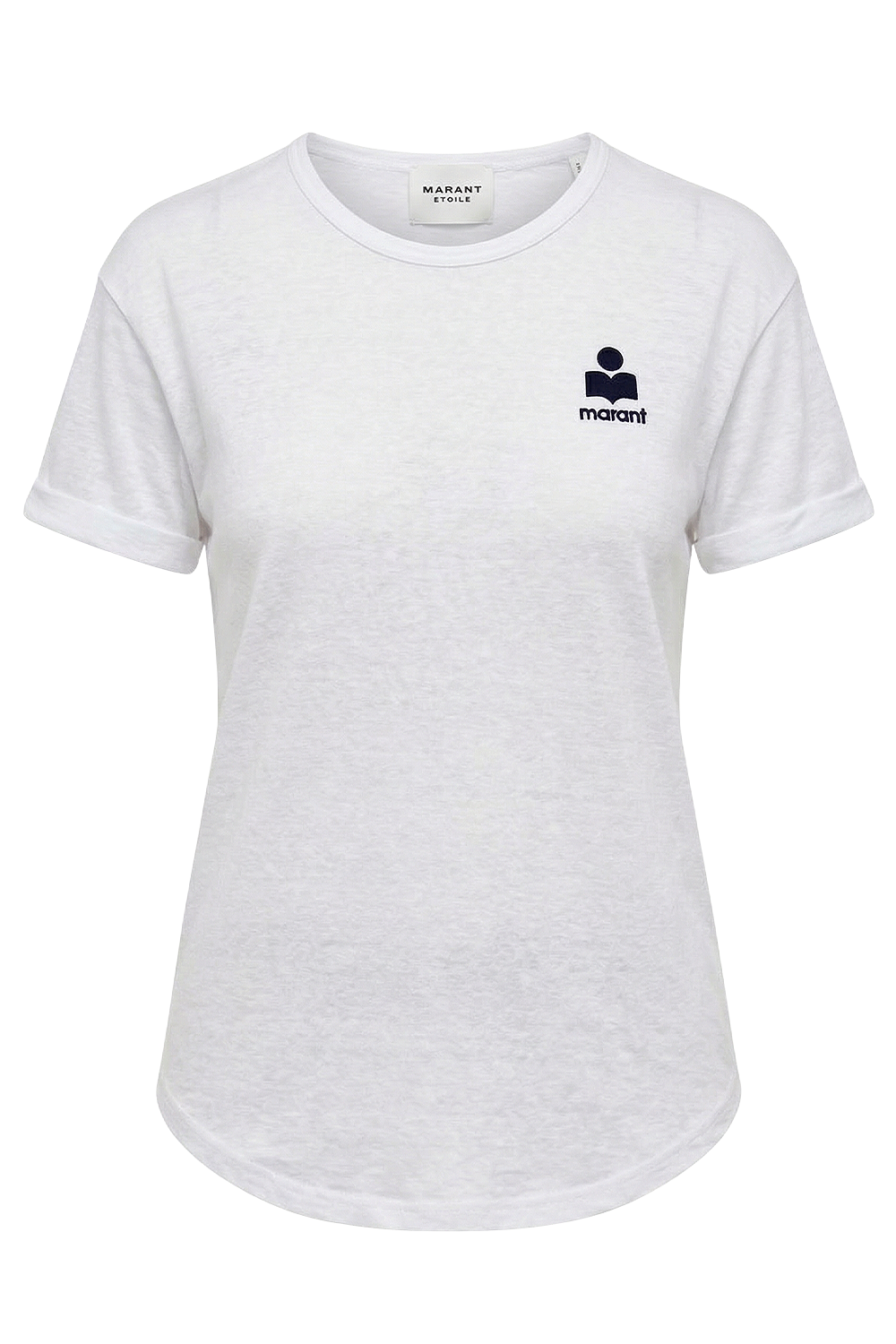 תמונה קידמית של חולצת טי מפשתן