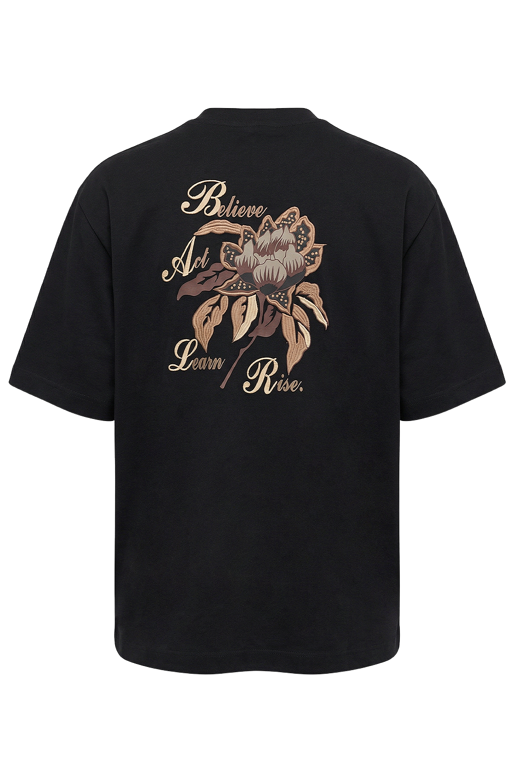 תמונה אחורית של טישירט שרוול קצר