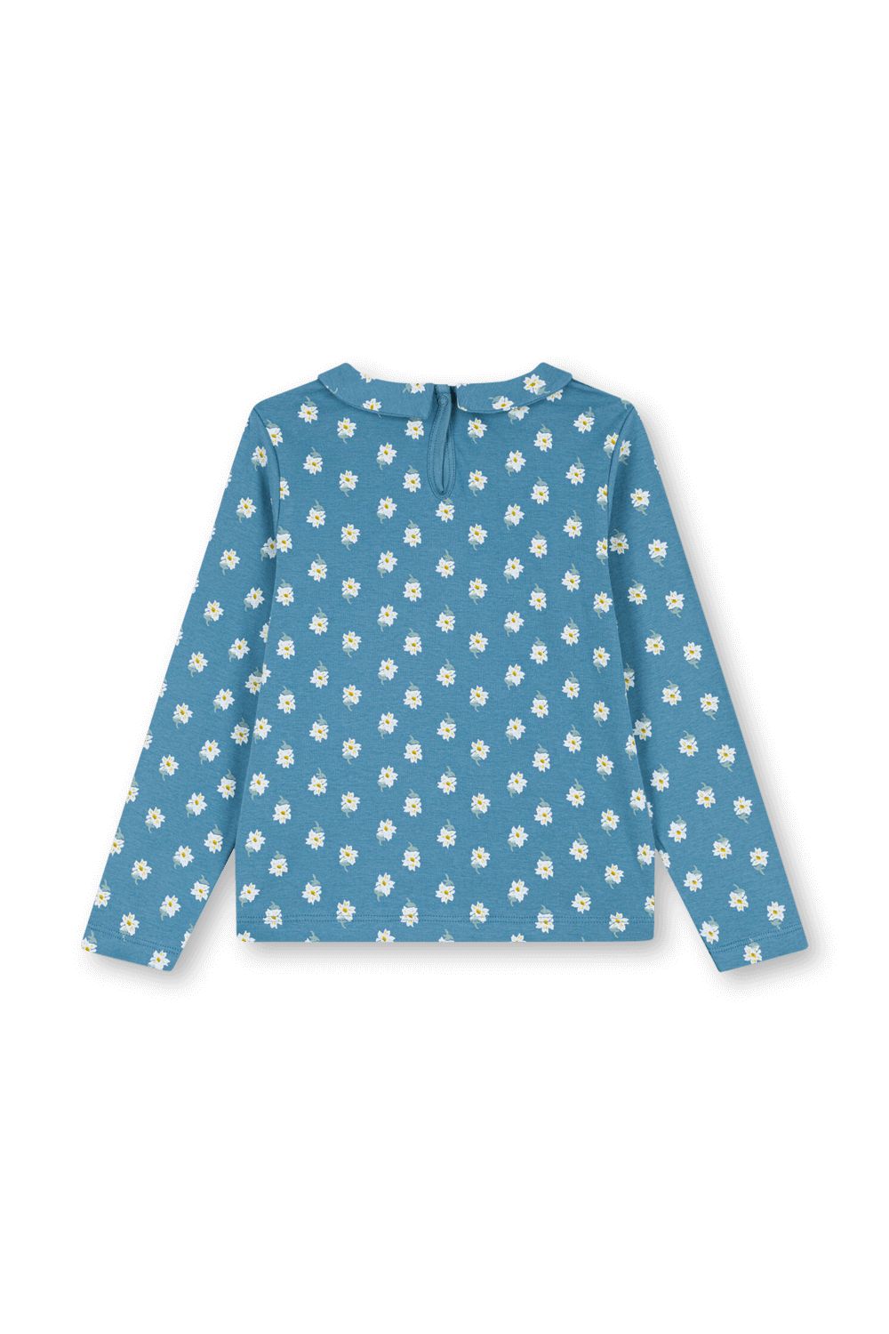 תמונה אחורית של חולצה ארוכה פרחים - גילאי 3-5 שנים