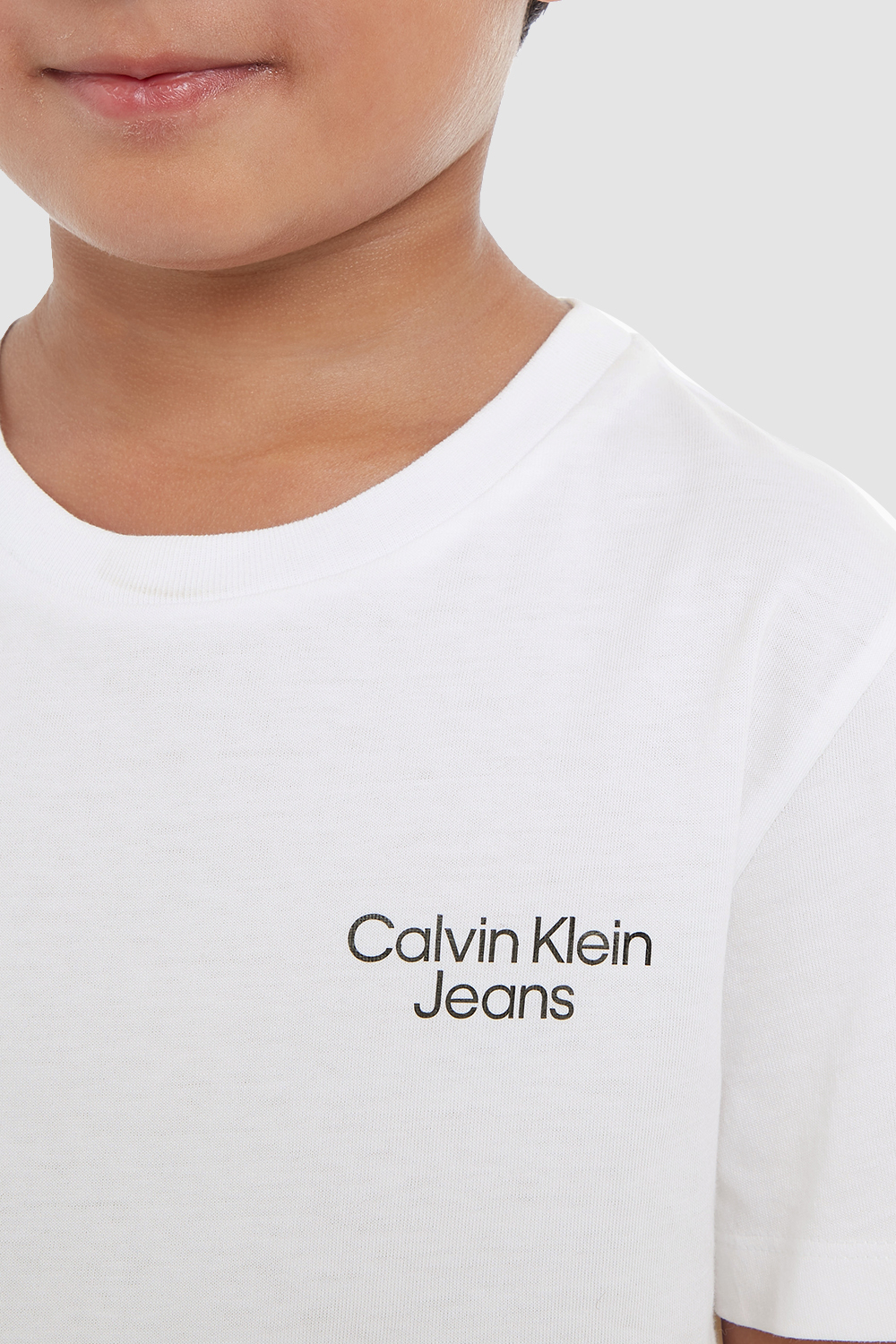 חולצת טי מכותנה - גילאי 4-16 שנים CALVIN KLEIN