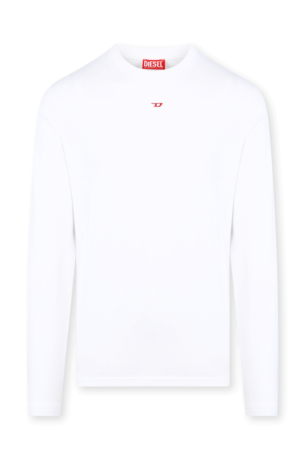 חולצת טי ארוכה עם לוגו רקום DIESEL