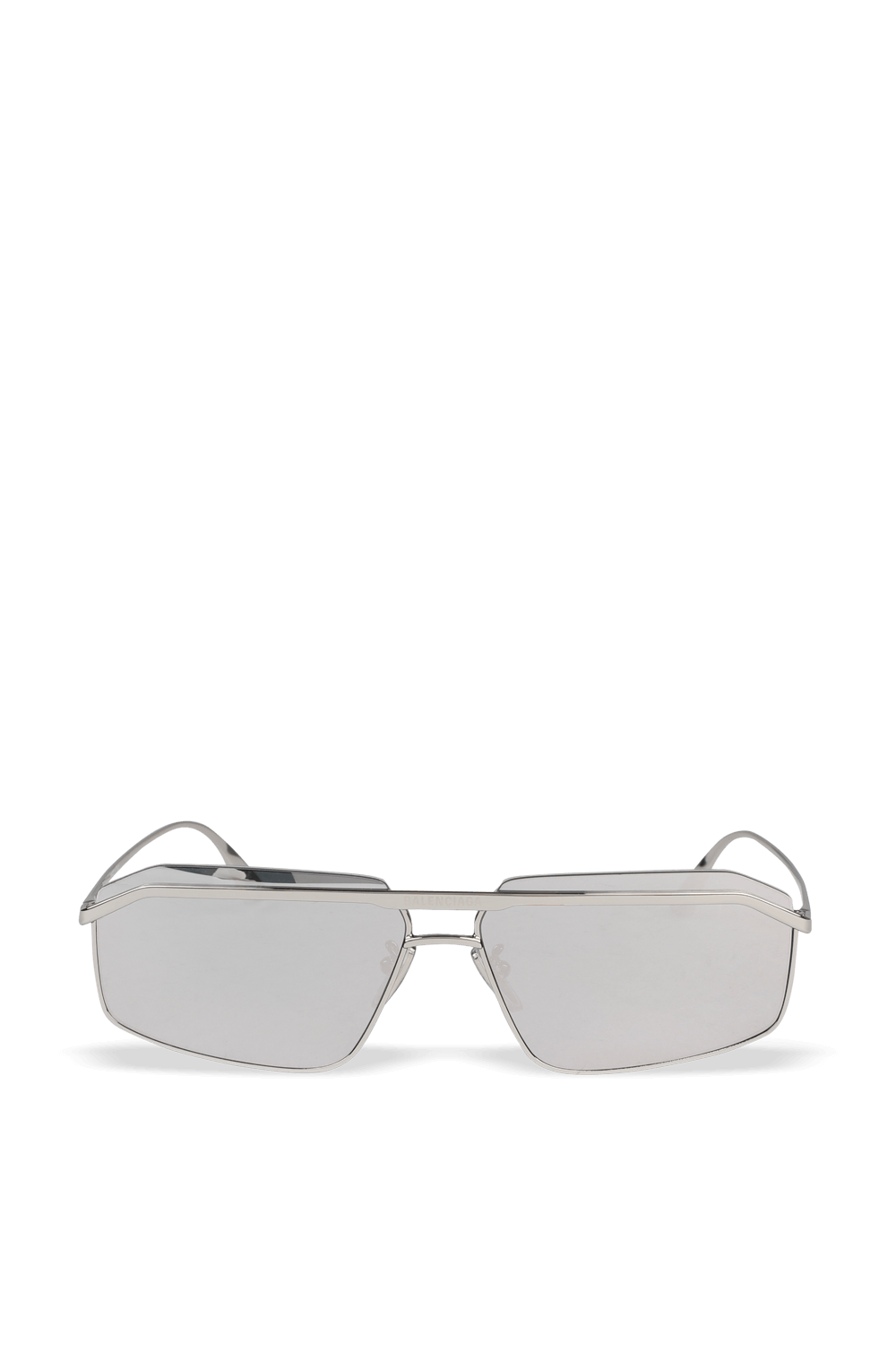 Bridge Rectangle Sunglasses in Silver image number null BALENCIAGA