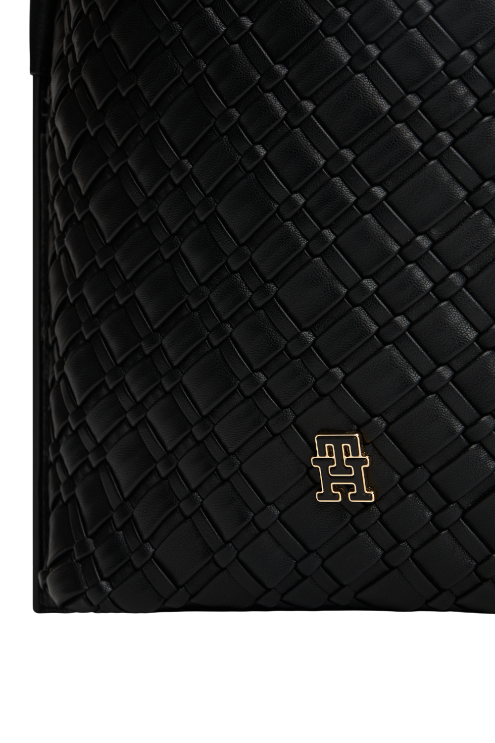 תמונת תקריב של תיק קלוע