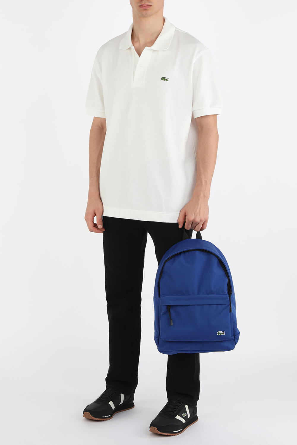 תמונת דוגמן קידמית של Neocroc Canvas Backpack In Cosmique Blue