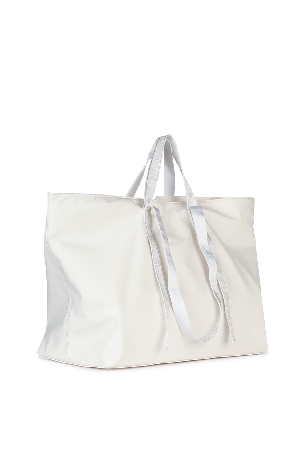 Nylon Tote Bag in White OFF WHITE