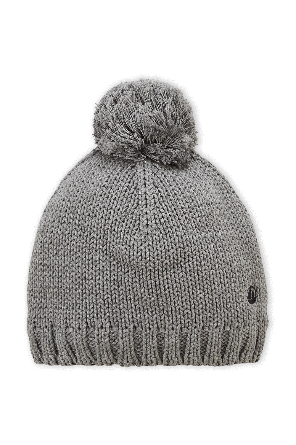 כובע גרב אפור עם פונפון - גילאי 4-12 PETIT BATEAU
