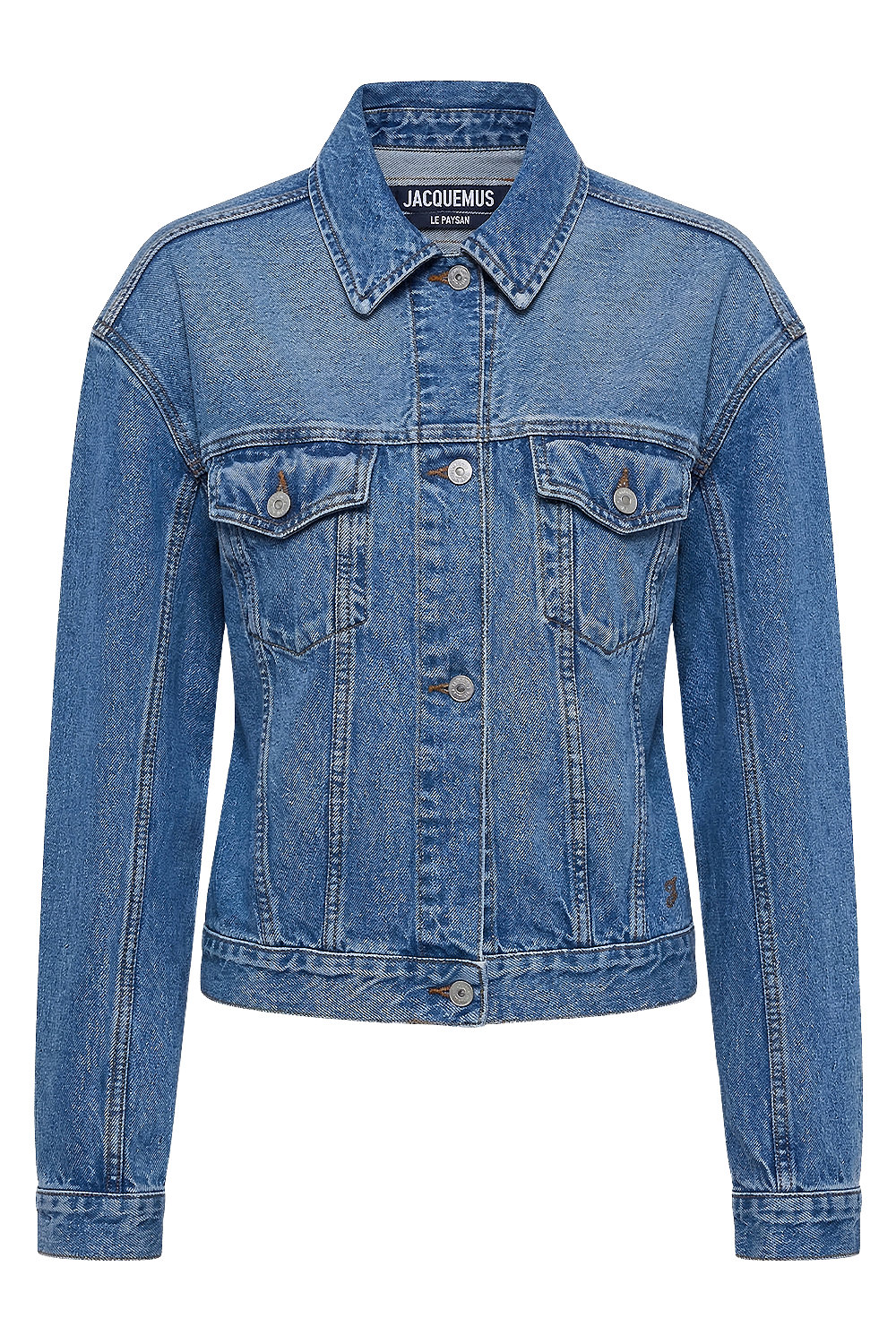 תמונה קידמית של ז'קט ג'ינס