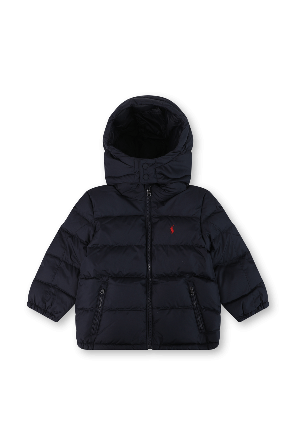 תמונה קידמית של גילאי 2-4 מעיל מרופד בגוון כחול נייבי