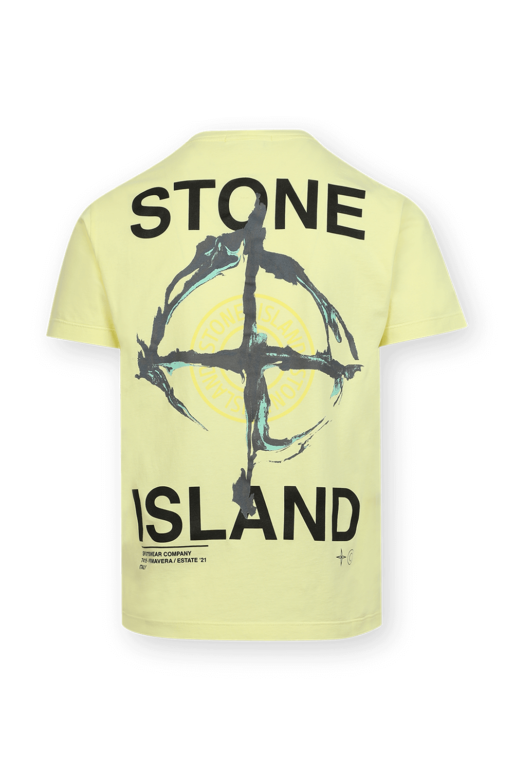 תמונה אחורית של Logo T-Shirt in Yellow