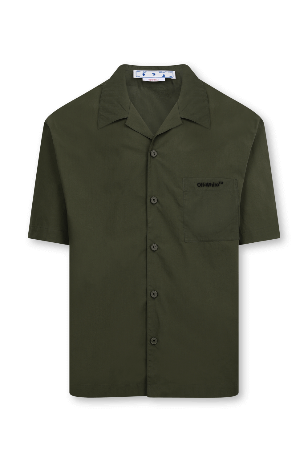 תמונה קידמית של חולצה מכופתרת עם רקמה