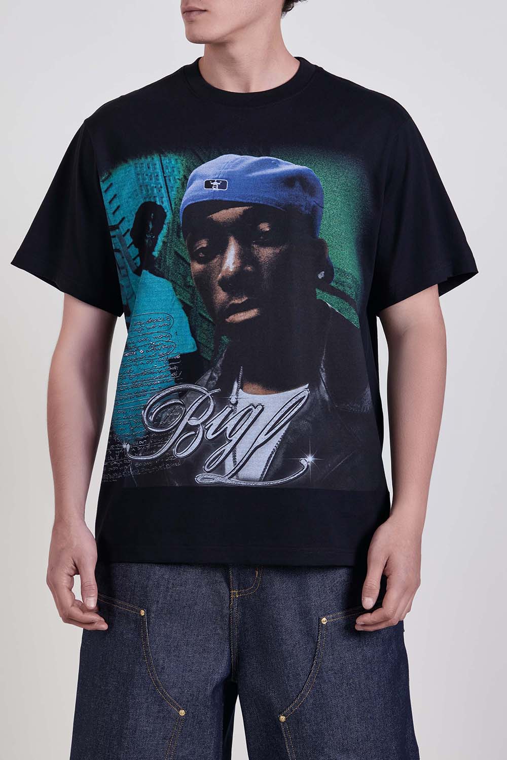 תמונת דוגמן קידמית של חולצת טי אוייק ניו יורק X ביג אל