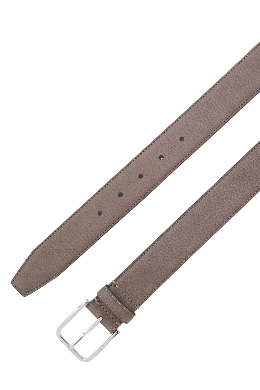 תמונה אחורית של חגורת עור