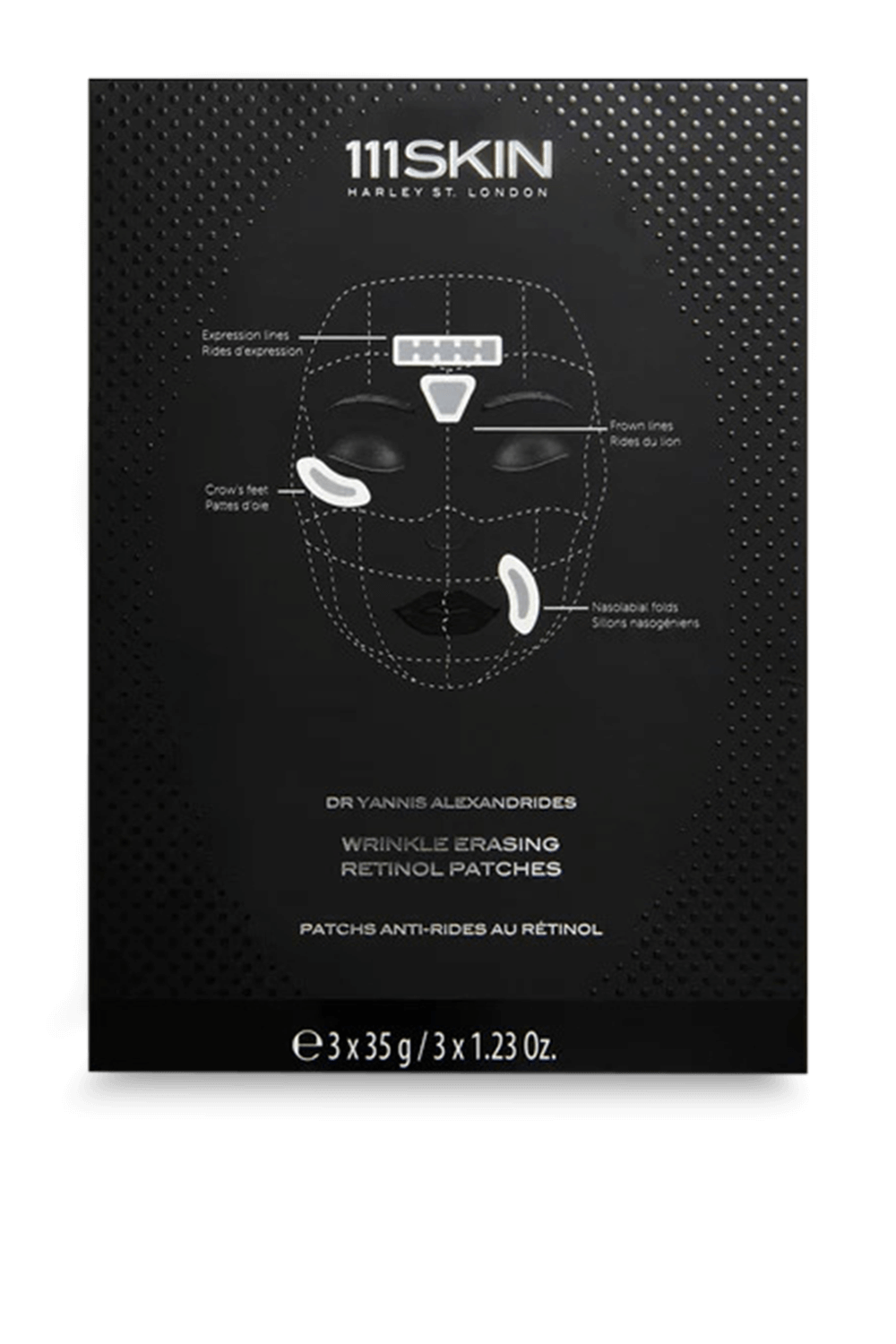 תמונה קידמית של Wrinkle Erasing Retinol Patches (Box)