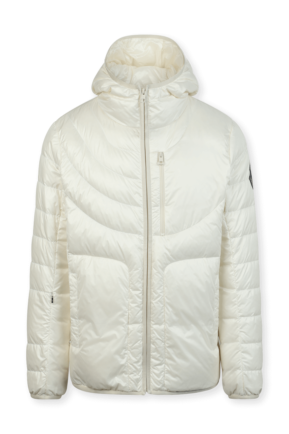 תמונה קידמית של מעיל פאפר לבן מדגם היסו